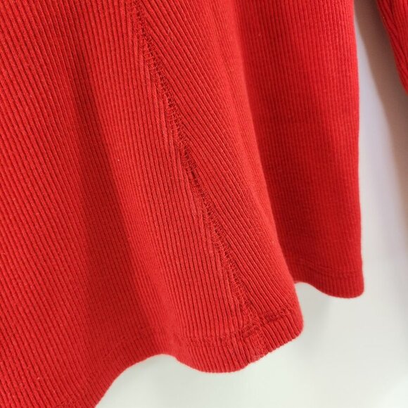 Tommy Hilfiger Jeans Red Turtleneck Y2K Womens Medium - Picture 8 of 10